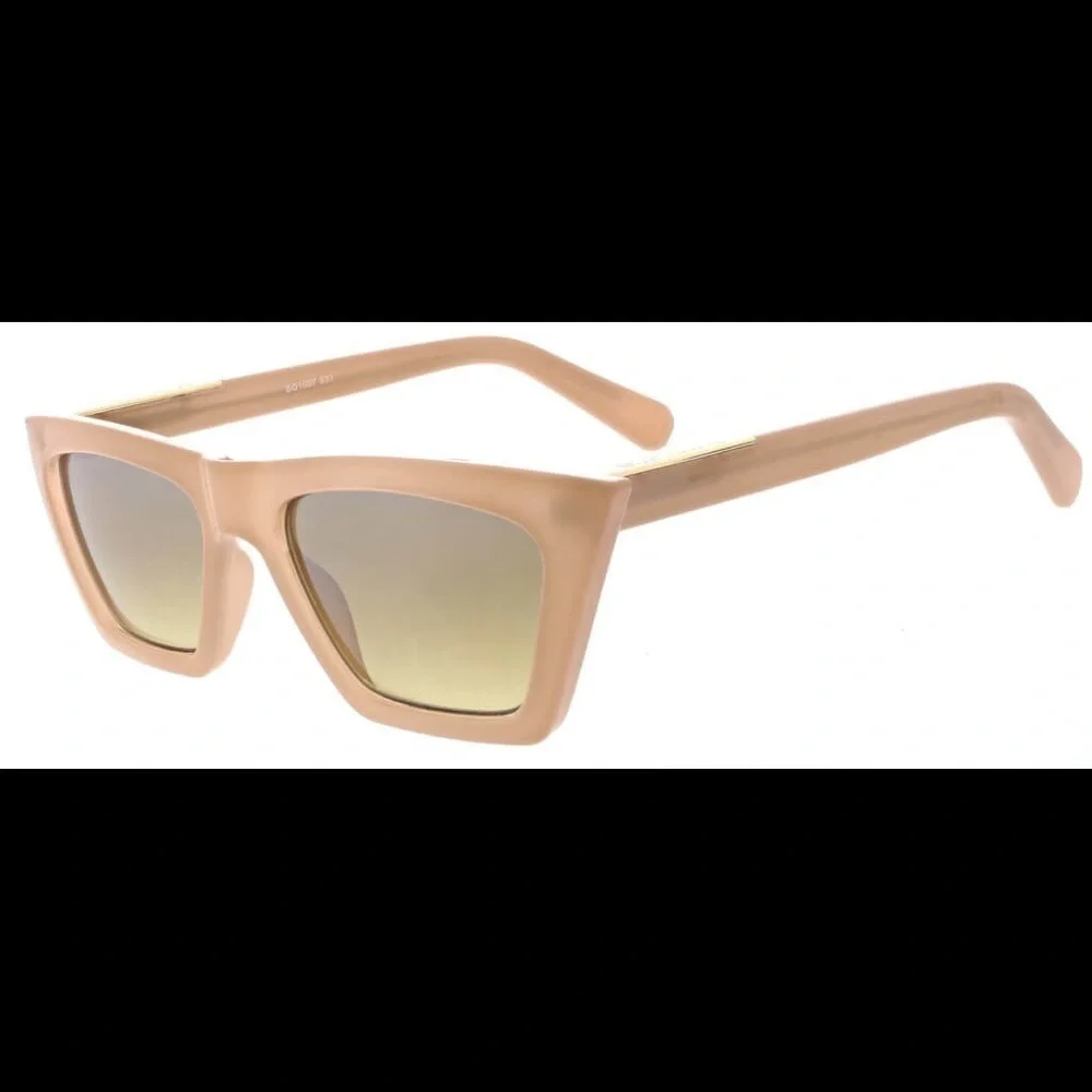 Elizabeth And James - Square Cat Eye In Milky Blush Sunglasses
